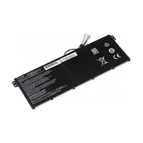 A Green Cell für Acer Aspire E 11 ES1-111M ES1-131 E 15 ES1-512 / 11,4V 2100mAh