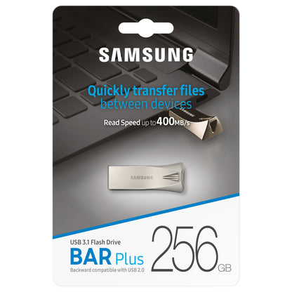 STICK 256GB USB 3.1 Samsung Bar Plus MUF-256B3 Champagner Silber