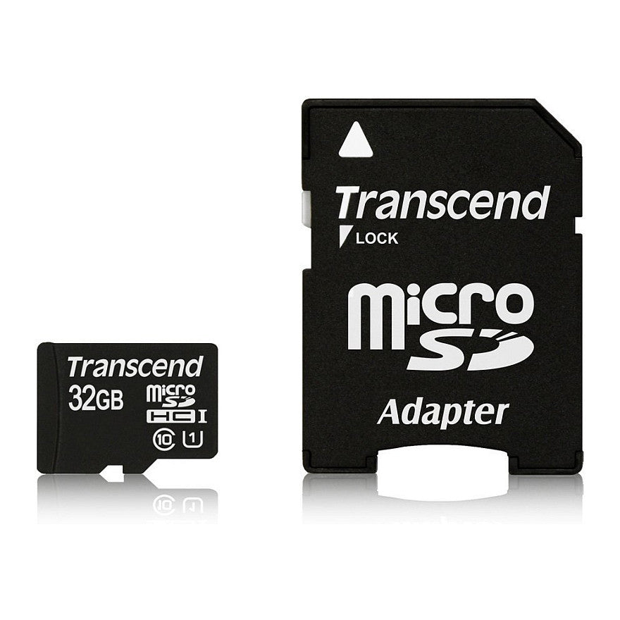 CARD 32GB Transcend Premium MicroSDHC 45MB/s +Adapter