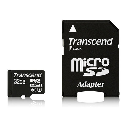 CARD 32GB Transcend Premium MicroSDHC 45MB/s +Adapter