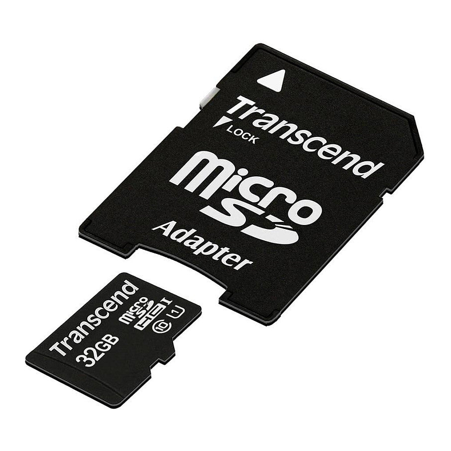 CARD 32GB Transcend Premium MicroSDHC 45MB/s +Adapter