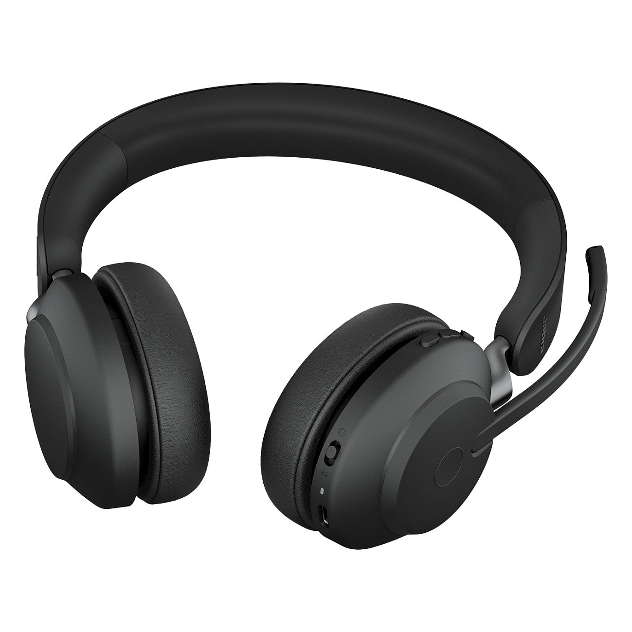 Jabra Evolve2 65 Stereo UC + Ladestation + Link 380 USB-A, schwarz