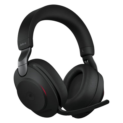 Jabra Evolve2 85 Stereo MS + Ladestation + Link 380 USB-A, schwarz