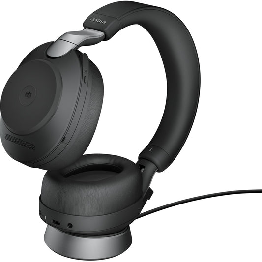 Jabra Evolve2 85 Stereo MS + Ladestation + Link 380 USB-C, schwarz