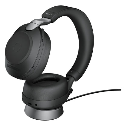 Jabra Evolve2 85 Stereo UC + Ladestation + Link 380 USB-C. schwarz