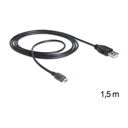 USB A-B micro ST-ST 1,5m DeLock
