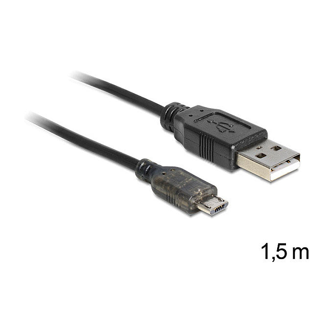 USB A-B micro ST-ST 1,5m DeLock