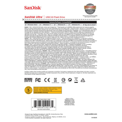 STICK 16GB USB 3.0 Sandisk Ultra Black