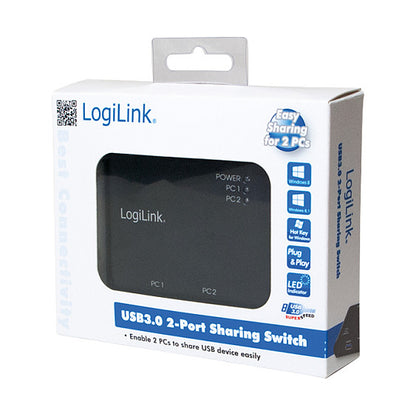 USB-Switch 2PC > 1USB-Device USB3 Logilink