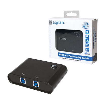 USB-Switch 2PC > 1USB-Device USB3 Logilink