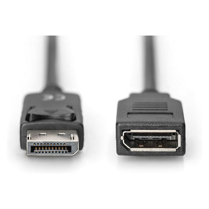 DIGITUS DisplayPort Verlängerungskabel DP 2m 8K schwarz