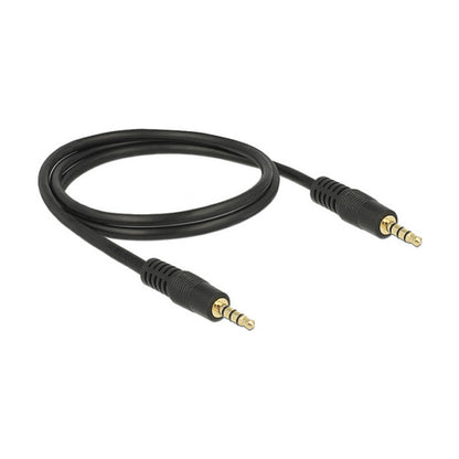 Audio Klinke 3,5mm (ST - ST)4Pol 1m