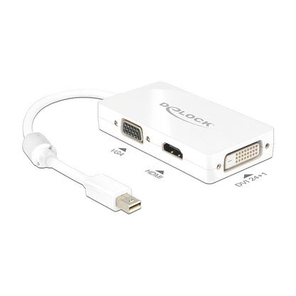 Adapter mini DisplayPort > DVI/HDMI/VGA DeLOCK Black
