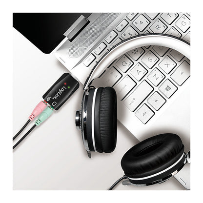 LogiLink USB 2.0 Soundkarte mit Virtual 3D Soundeffekt