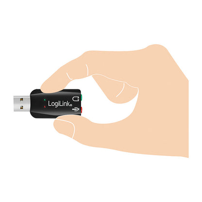 LogiLink USB 2.0 Soundkarte mit Virtual 3D Soundeffekt