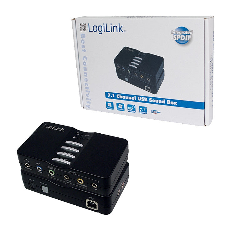 LogiLink USB Sound Box 7.1 8-Kanal