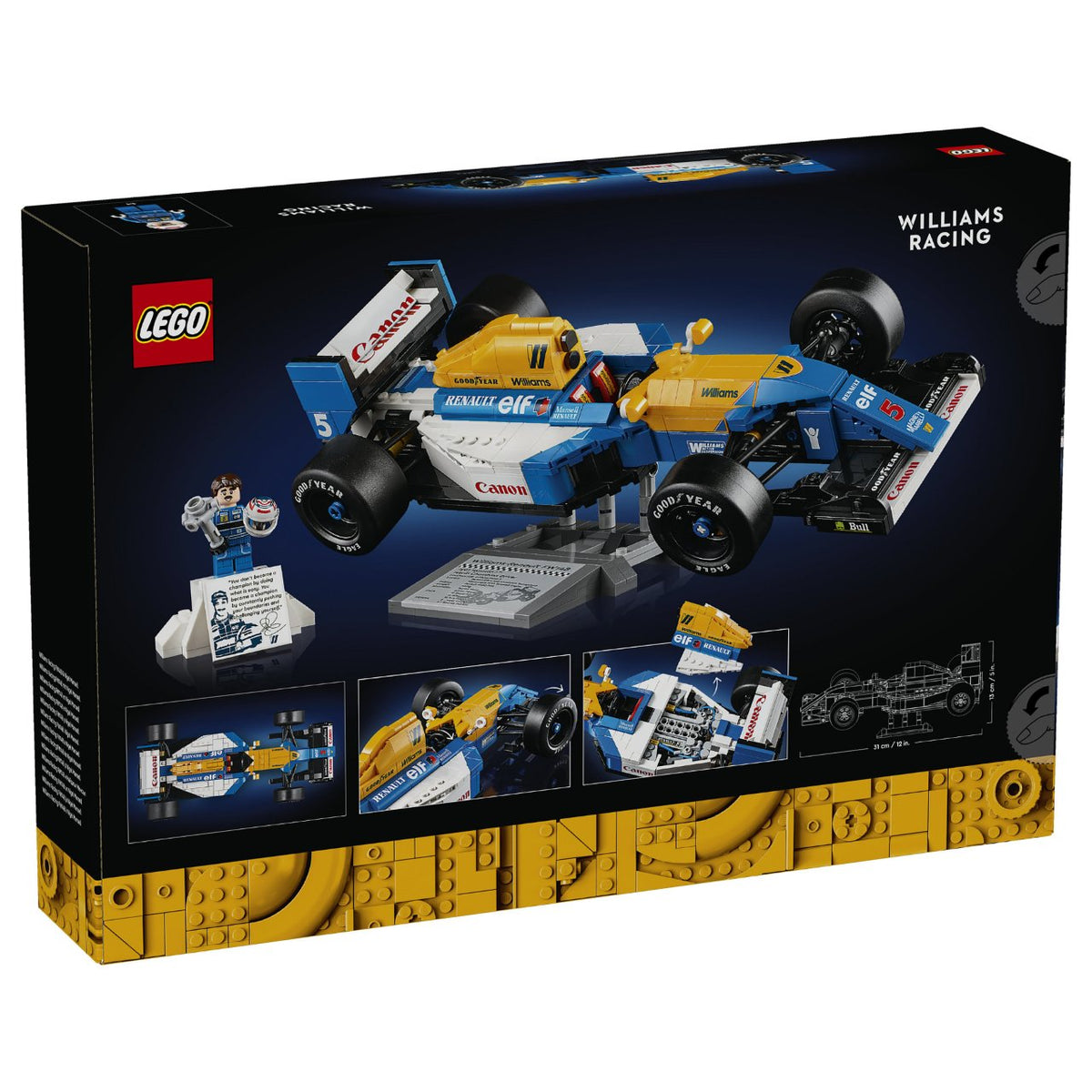 LEGO Icons Williams Racing FW14B mit Nigel Mansell 10353