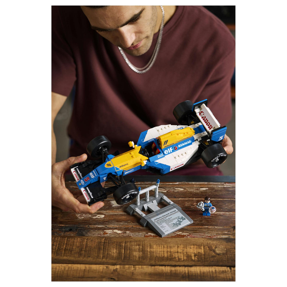 LEGO Icons Williams Racing FW14B mit Nigel Mansell 10353