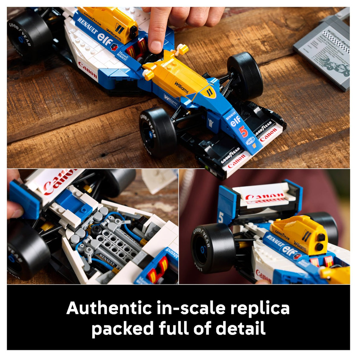 LEGO Icons Williams Racing FW14B mit Nigel Mansell 10353