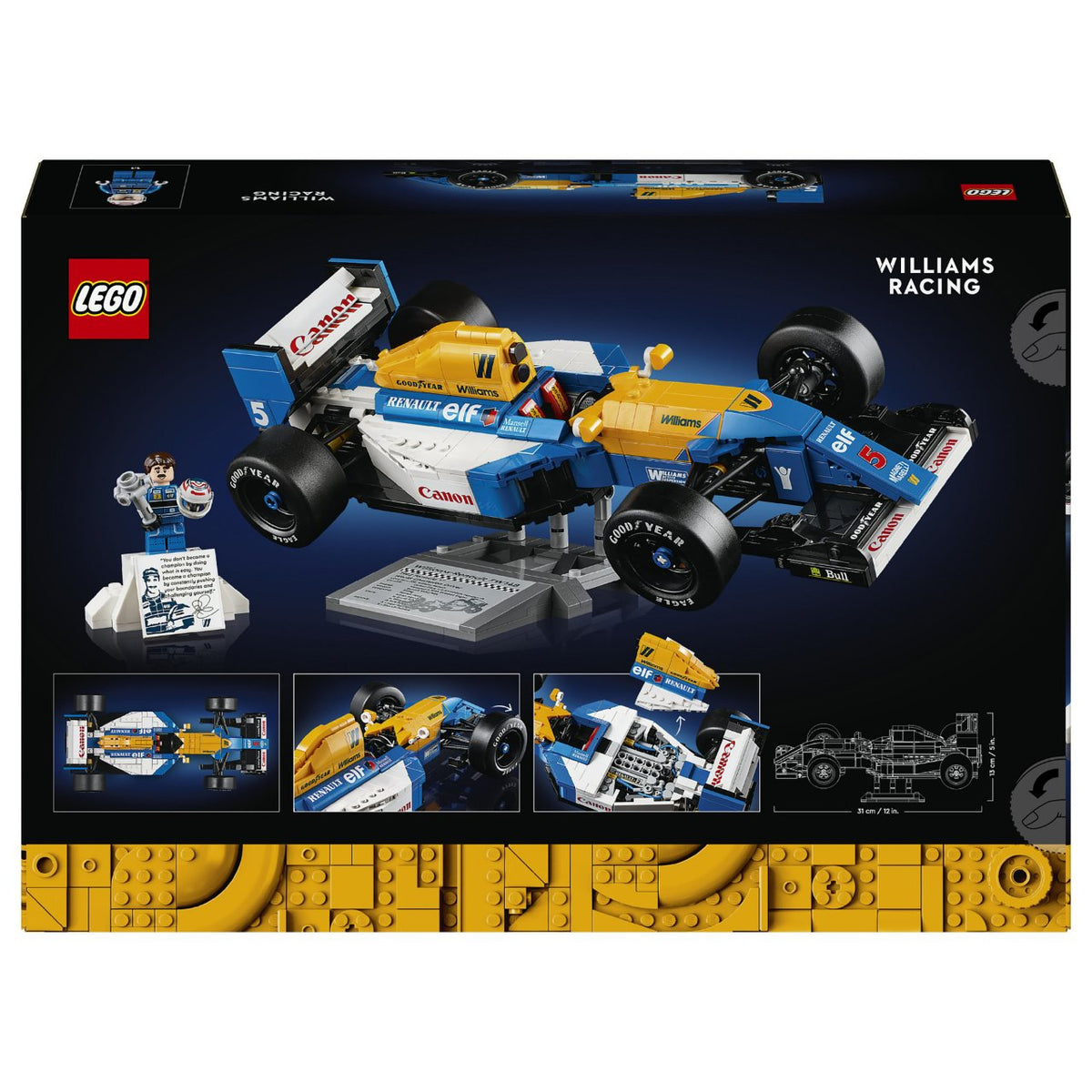 LEGO Icons Williams Racing FW14B mit Nigel Mansell 10353