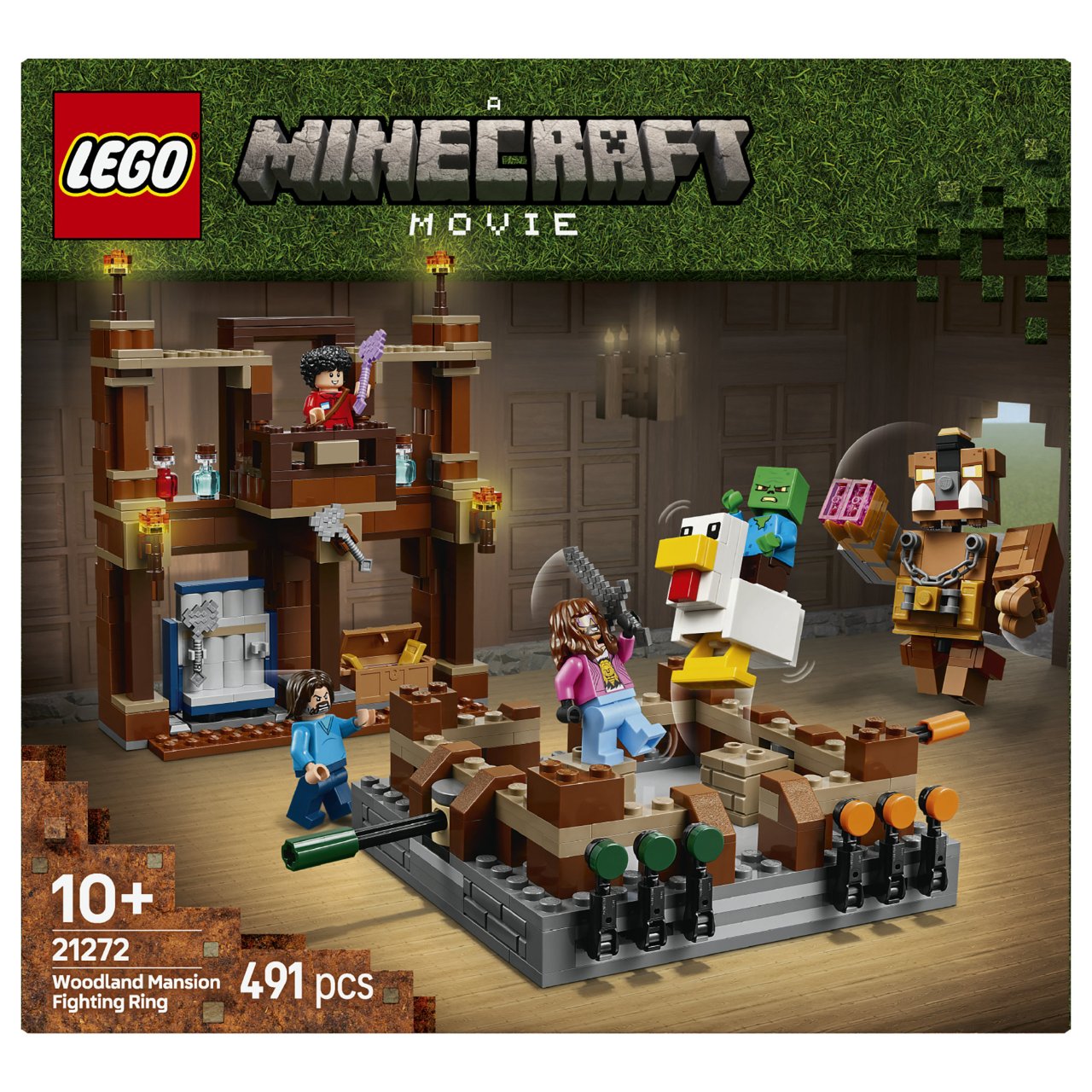 LEGO Minecraft Waldanwesen mit Boxring 21272