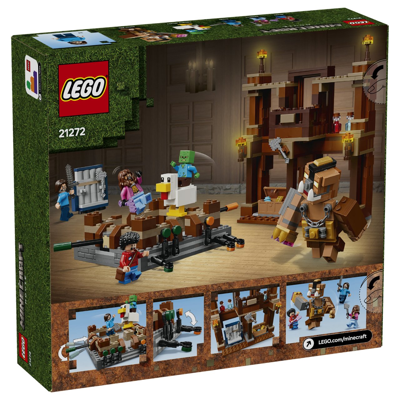 LEGO Minecraft Waldanwesen mit Boxring 21272