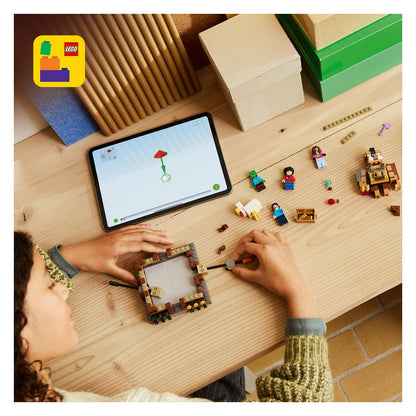 LEGO Minecraft Waldanwesen mit Boxring 21272