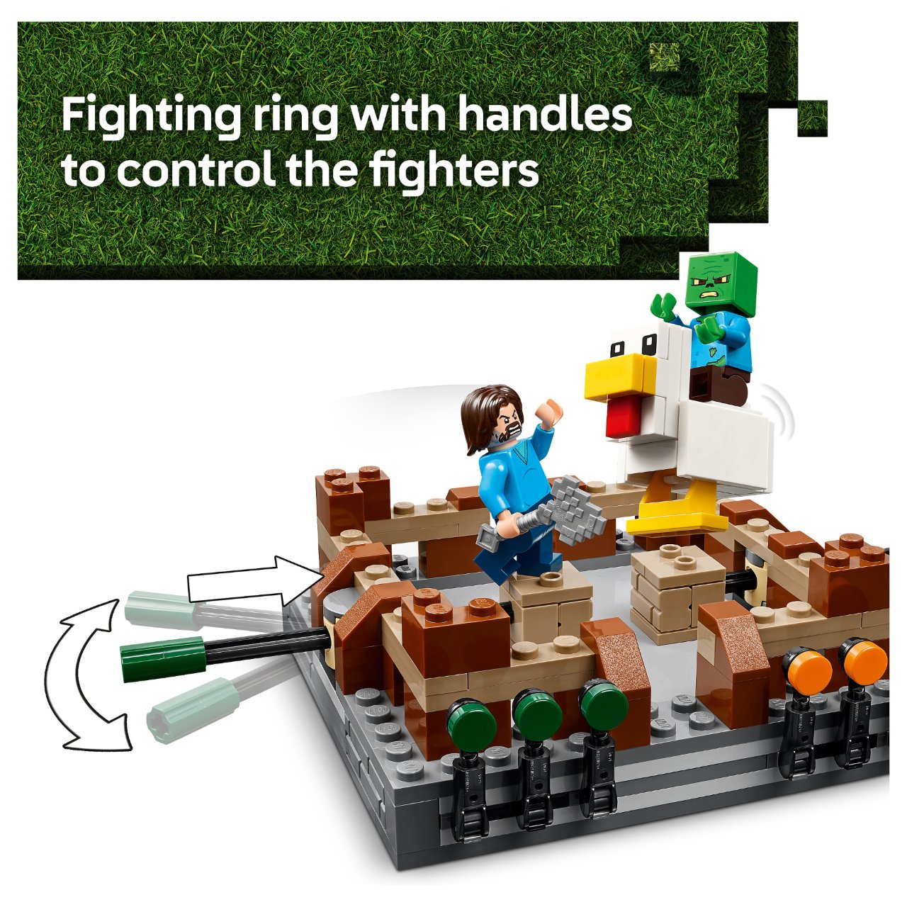 LEGO Minecraft Waldanwesen mit Boxring 21272