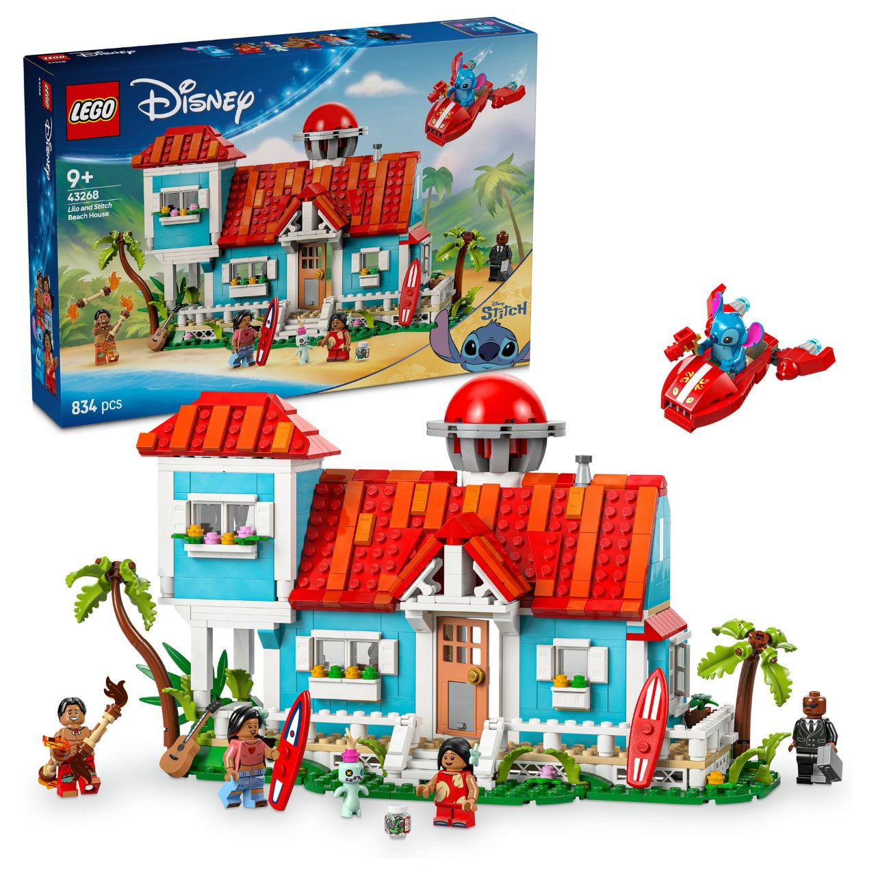 LEGO Disney Classic Das Strandhaus aus „Lilo und Stitch“ 43268