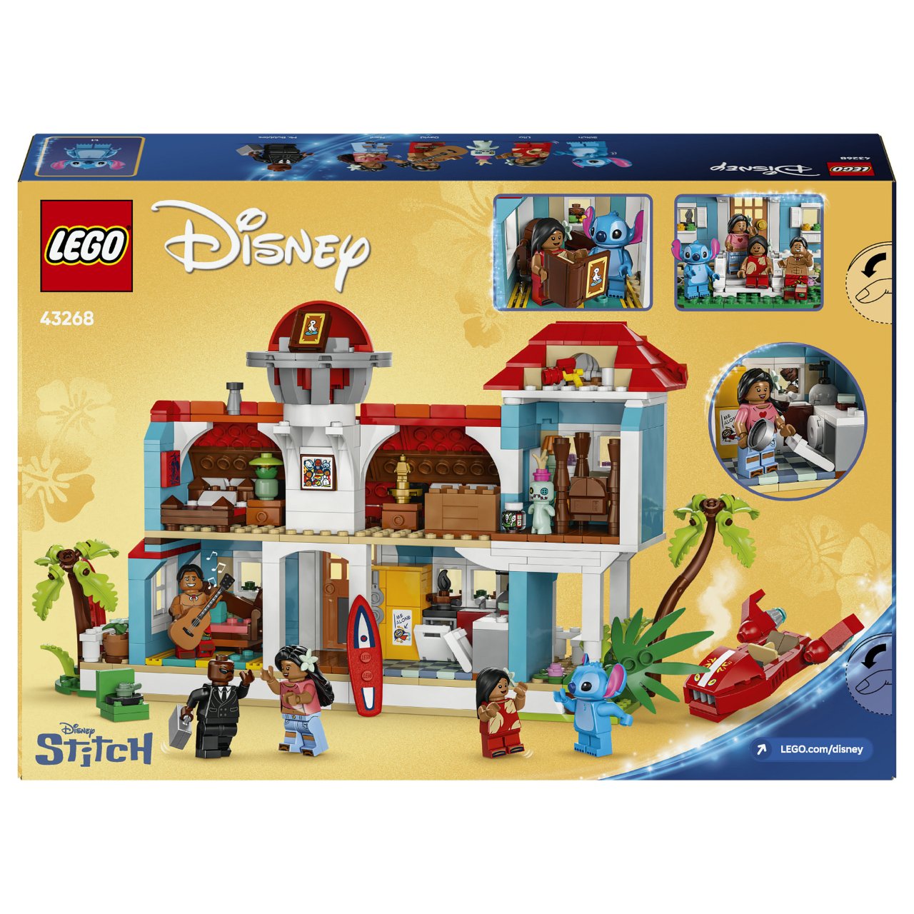 LEGO Disney Classic Das Strandhaus aus „Lilo und Stitch“ 43268
