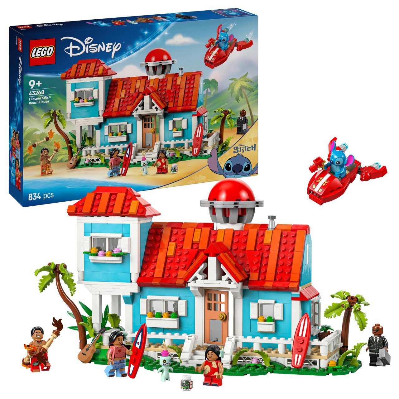 LEGO Disney Classic Das Strandhaus aus „Lilo und Stitch“ 43268