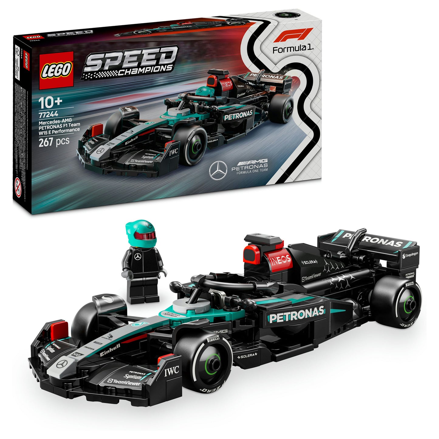LEGO Speed Champions Mercedes-AMG F1 W15 Rennauto 77244