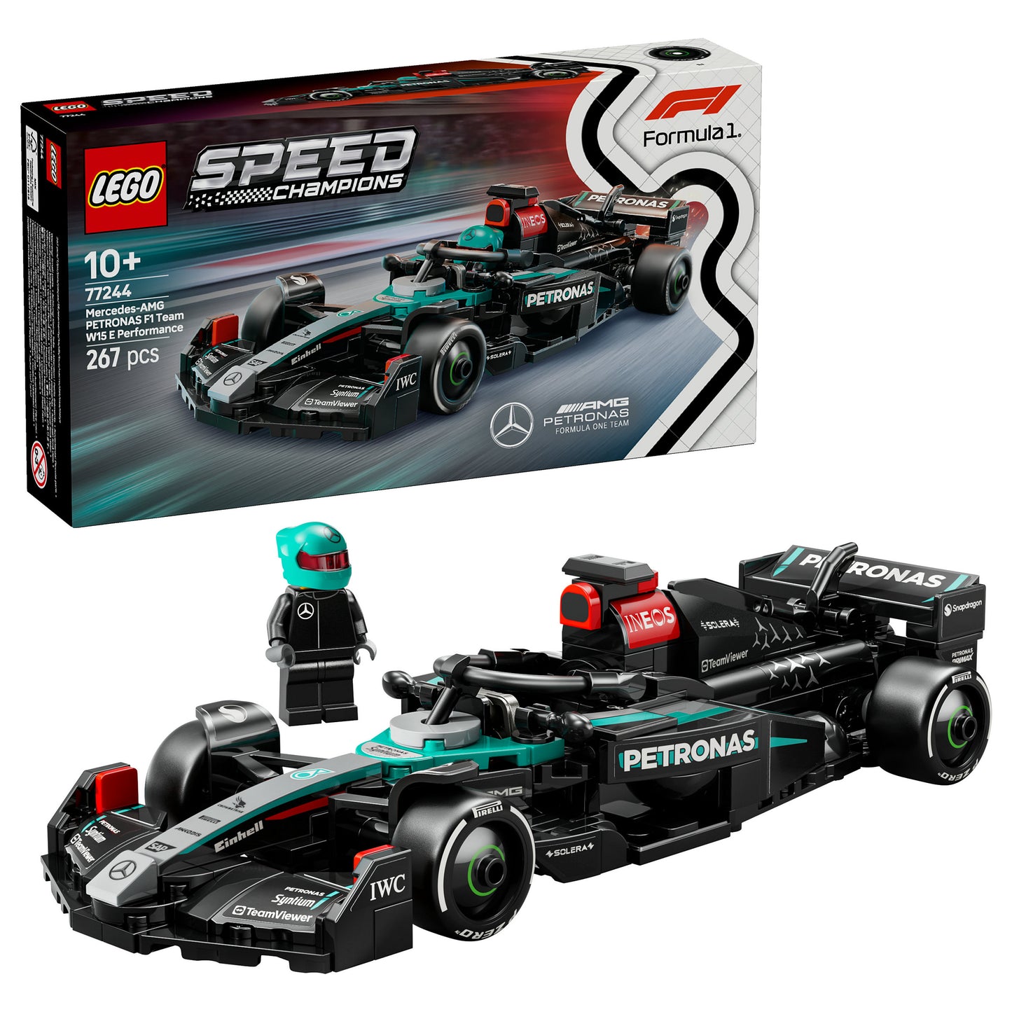 LEGO Speed Champions Mercedes-AMG F1 W15 Rennauto 77244