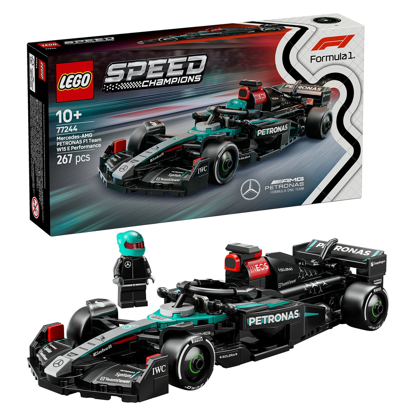 LEGO Speed Champions Mercedes-AMG F1 W15 Rennauto 77244