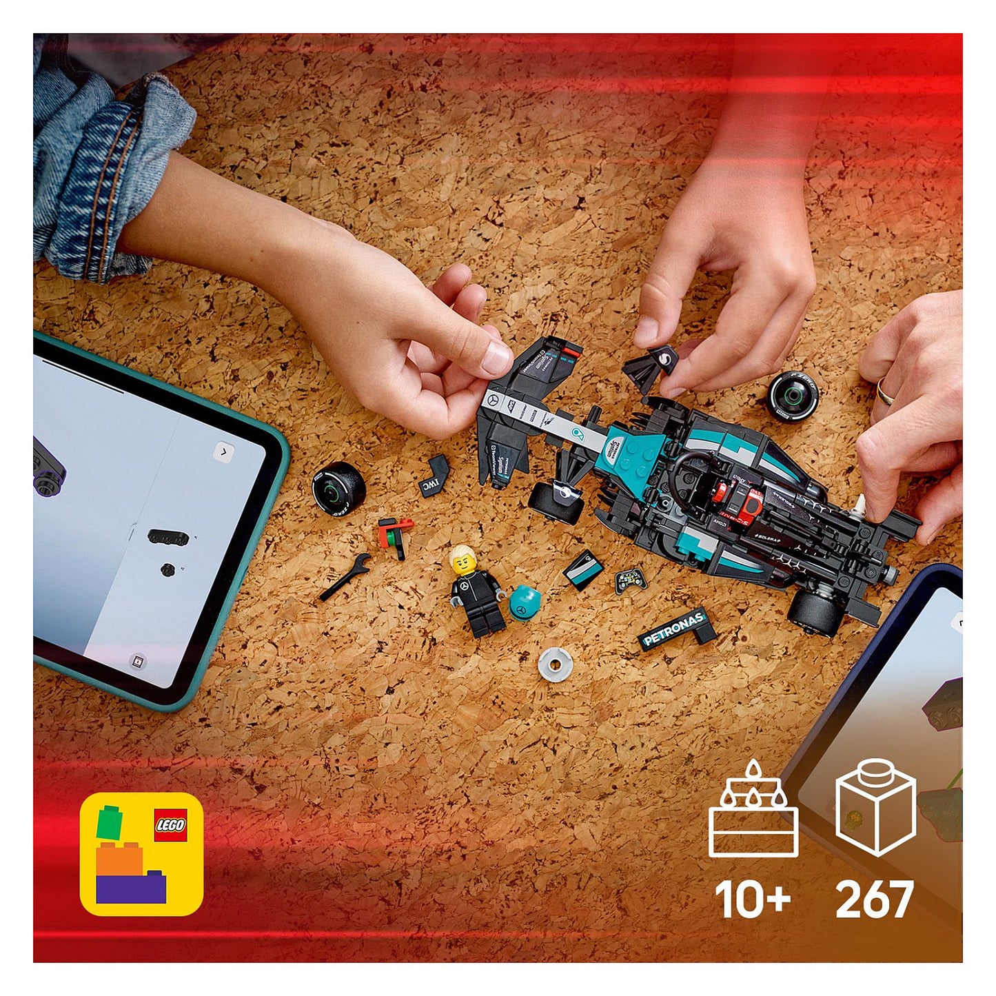 LEGO Speed Champions Mercedes-AMG F1 W15 Rennauto 77244