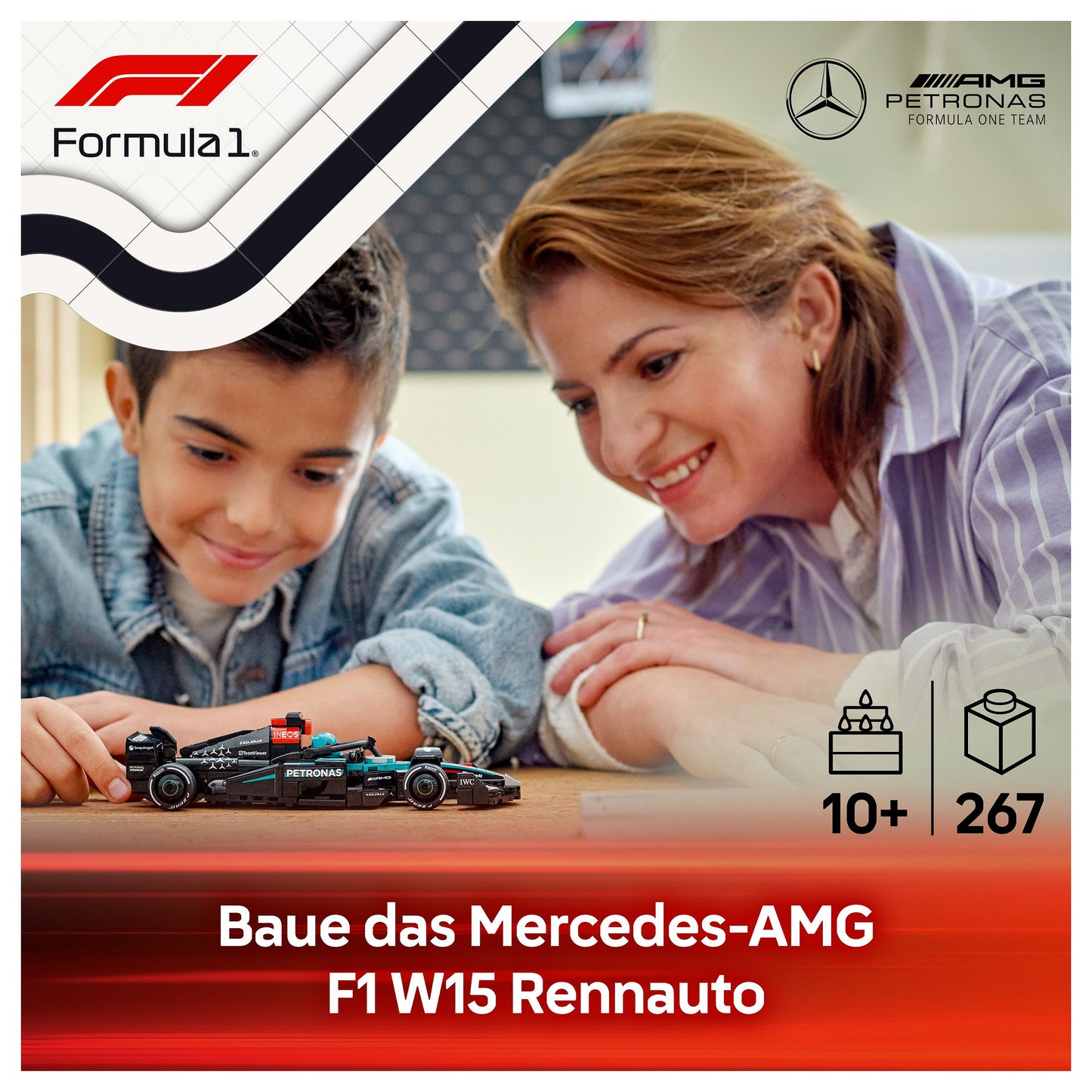 LEGO Speed Champions Mercedes-AMG F1 W15 Rennauto 77244