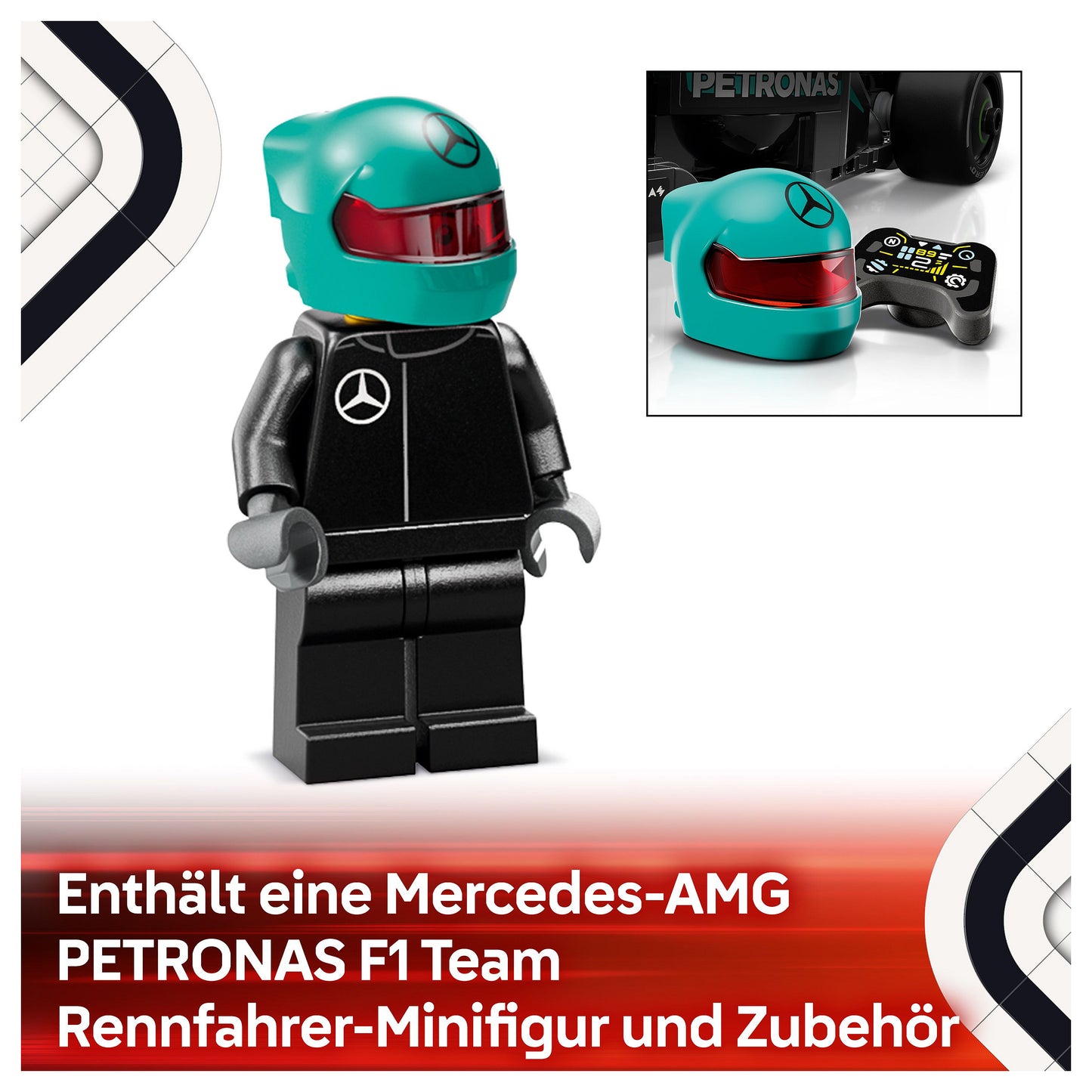 LEGO Speed Champions Mercedes-AMG F1 W15 Rennauto 77244
