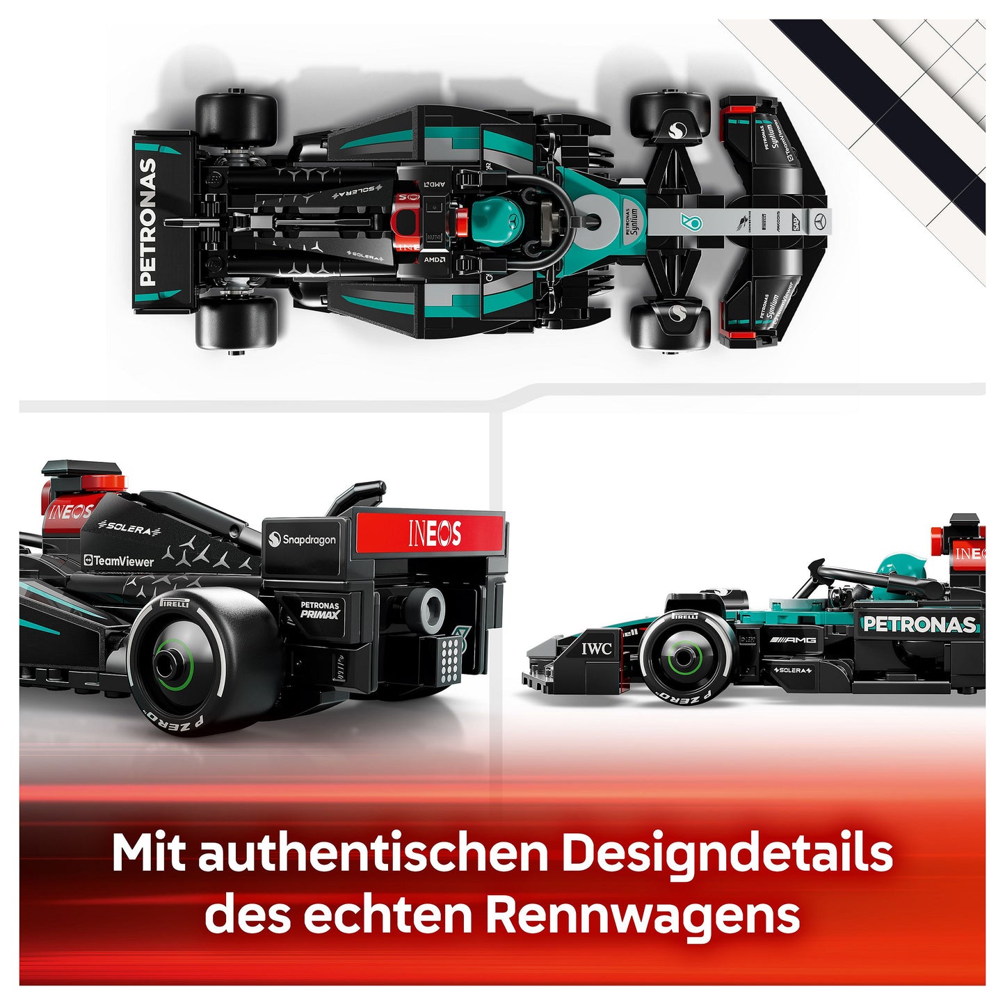 LEGO Speed Champions Mercedes-AMG F1 W15 Rennauto 77244