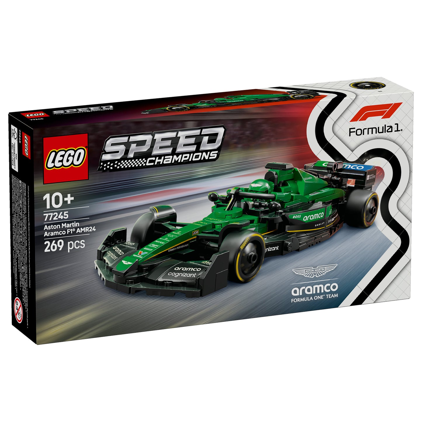 LEGO Speed Champions Aston Martin Aramco F1 AMR24 Rennauto 77245
