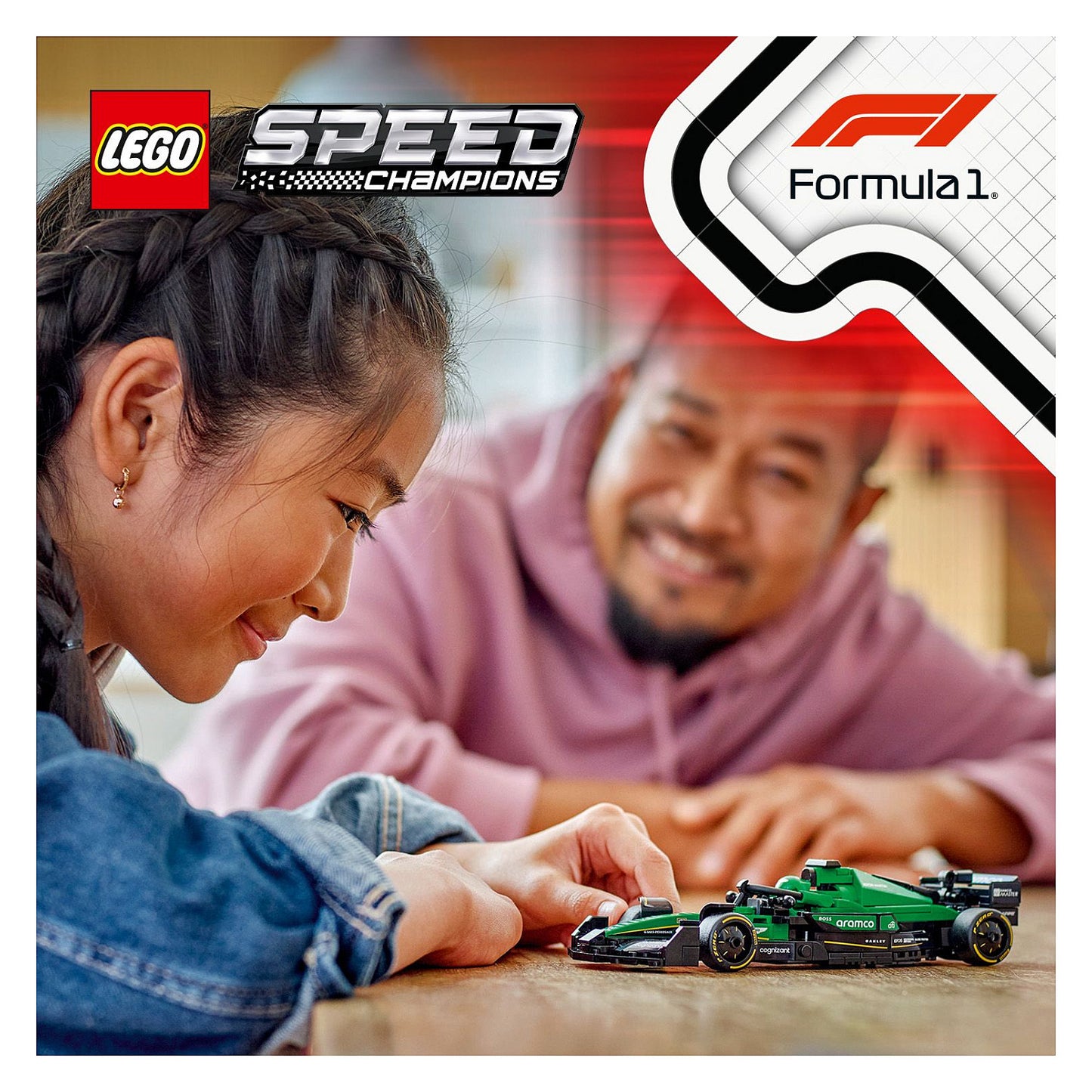 LEGO Speed Champions Aston Martin Aramco F1 AMR24 Rennauto 77245