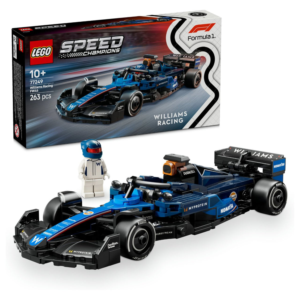 LEGO Speed Champions Williams Racing FW46 F1 Rennauto 77249