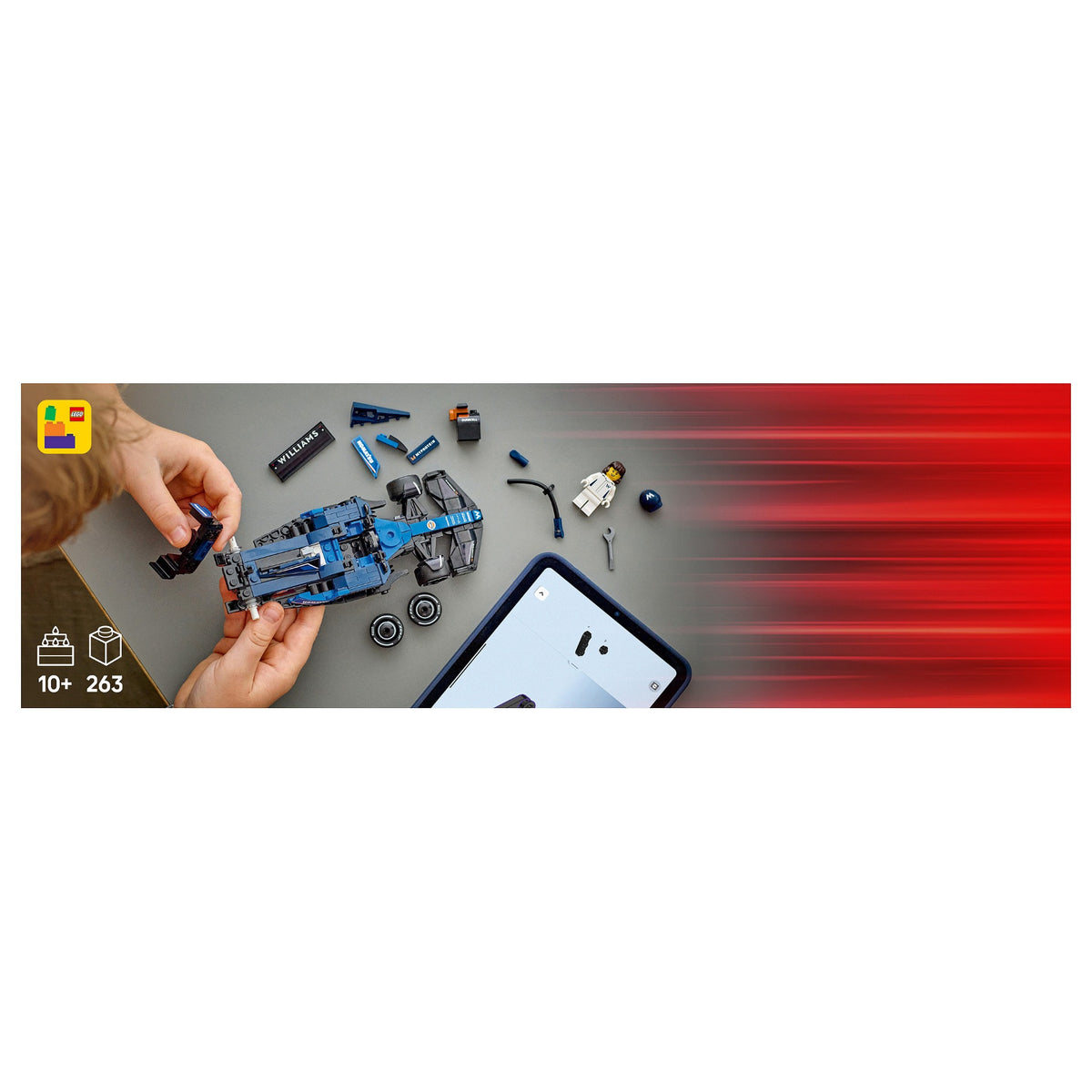LEGO Speed Champions Williams Racing FW46 F1 Rennauto 77249