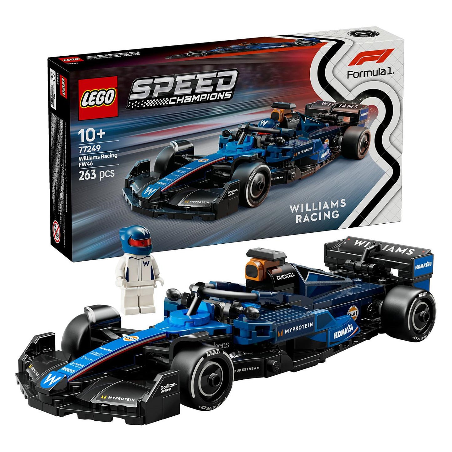 LEGO Speed Champions Williams Racing FW46 F1 Rennauto 77249