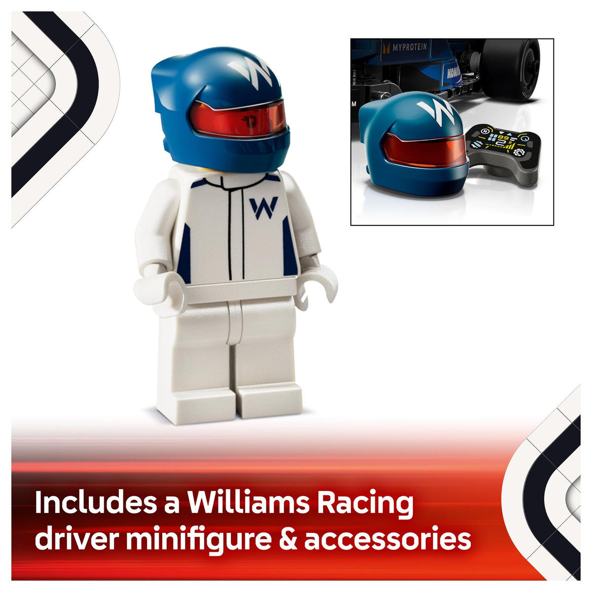LEGO Speed Champions Williams Racing FW46 F1 Rennauto 77249