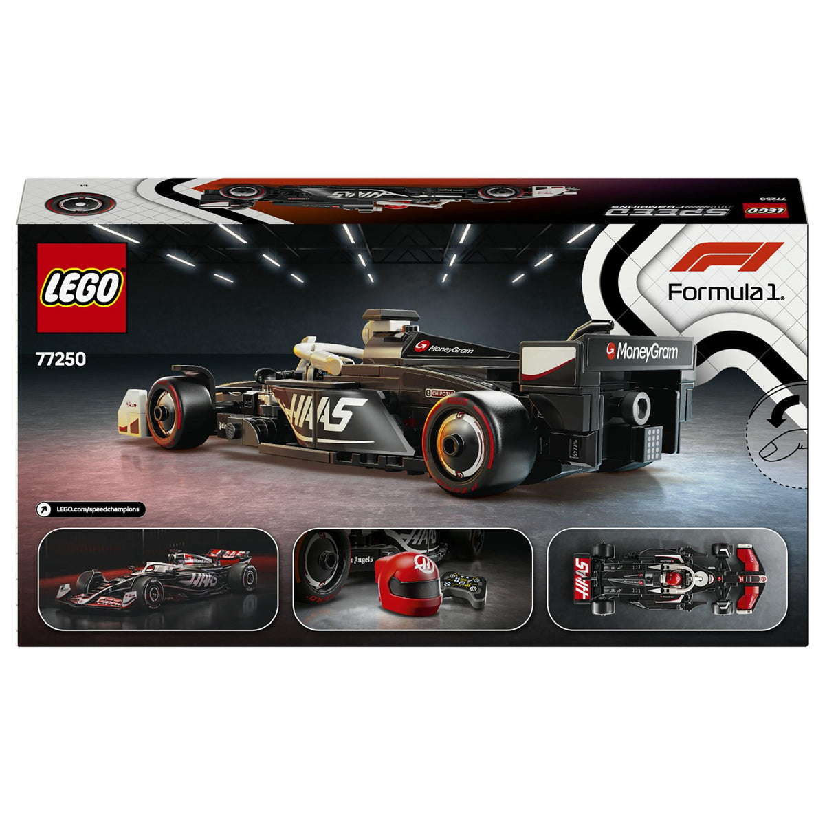 LEGO Speed Champions MoneyGram Haas F1 Team VF-24 Rennauto 77250