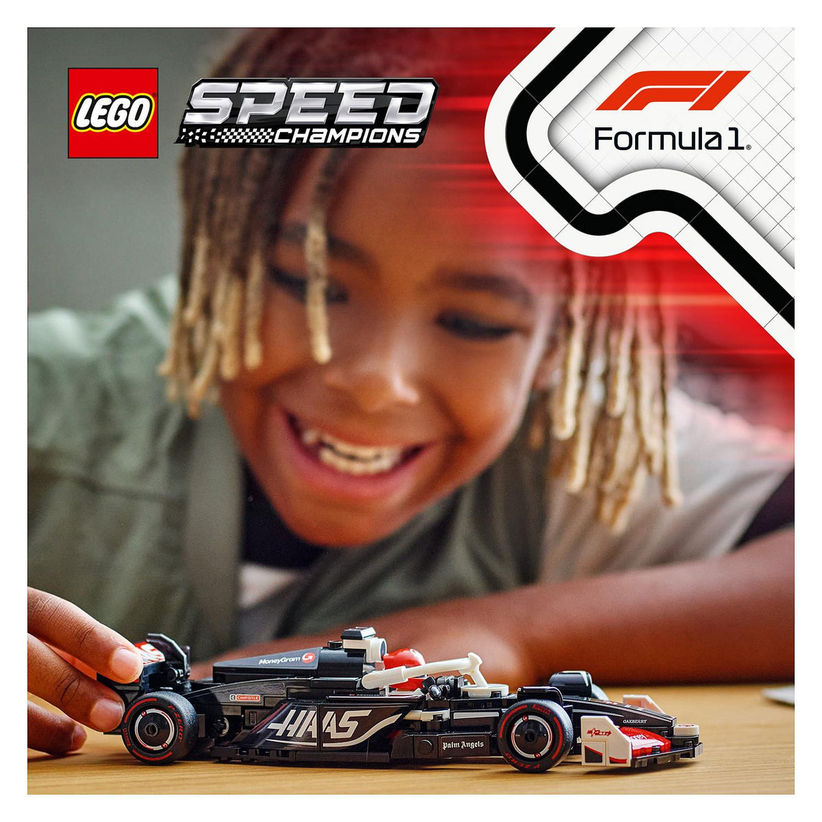 LEGO Speed Champions MoneyGram Haas F1 Team VF-24 Rennauto 77250