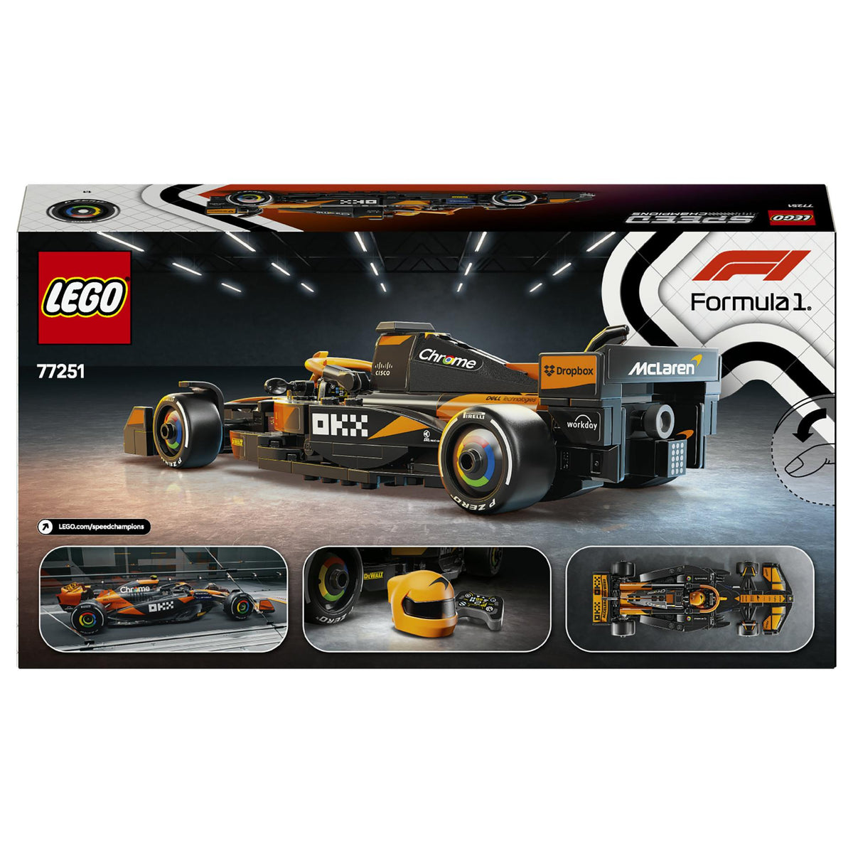 LEGO Speed Champions McLaren F1 Team MCL38 Rennauto 77251