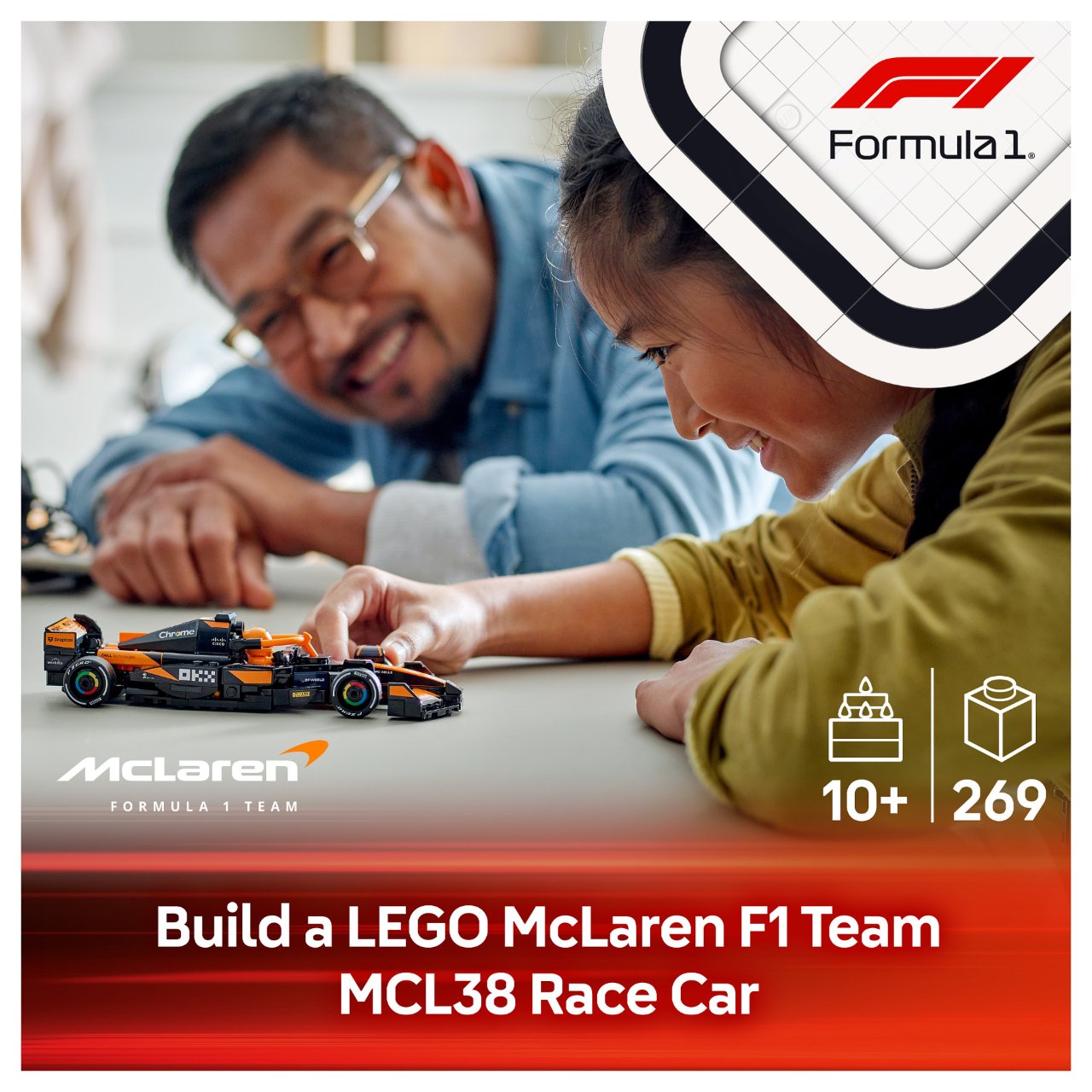 LEGO Speed Champions McLaren F1 Team MCL38 Rennauto 77251