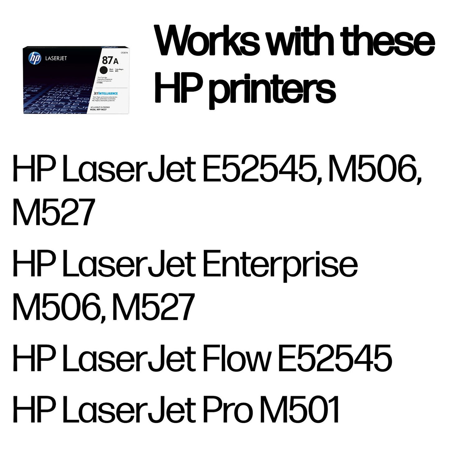 HP Toner 87A CF287A Schwarz