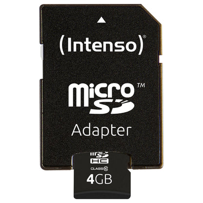 CARD 4GB Intenso 3413450 MicroHC Class 10 20MB/s inkl. Adapter